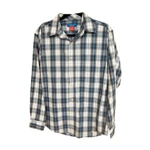 Plaid Button-Down Tee